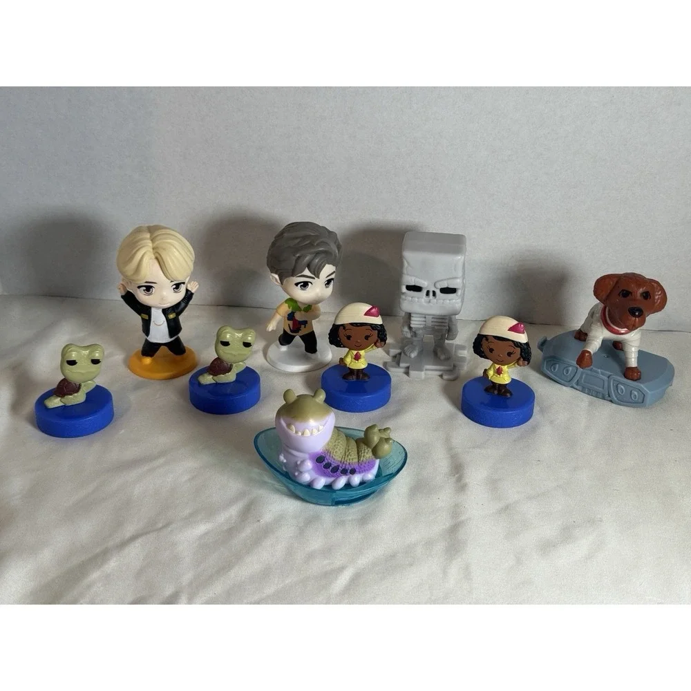 2023–2025 McDonald's Toy Lot BTS Disney Pixar Marvel Minecraft Pre Release 11pc‎